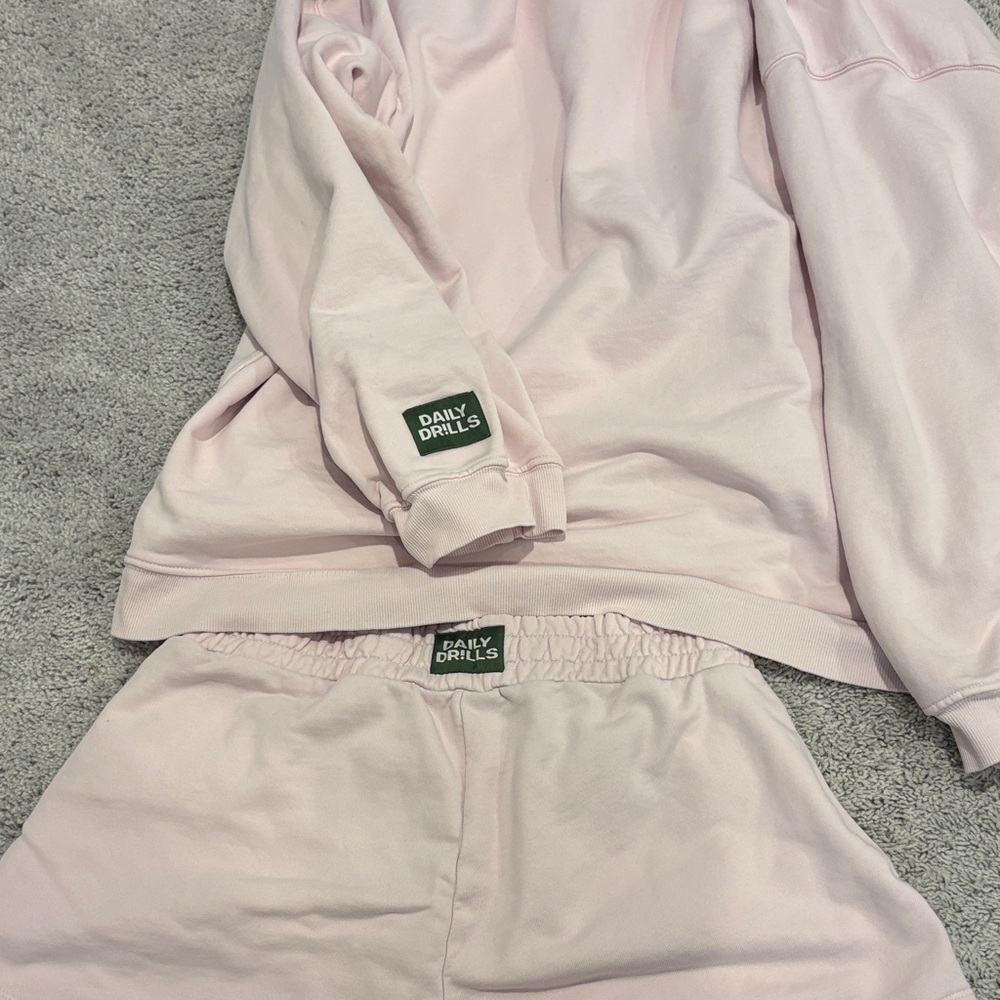 Daily Drills Light Pink Lounge Set